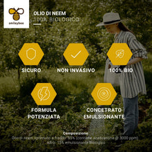 Carica l'immagine nel visualizzatore di Gallery, Olio di Neem per Piante - 500ml Pronto all’Uso - 100% Biologico, Formula Potenziata - Repellente Naturale contro Cimici, Afidi, Cocciniglia, Ragnetto Rosso, Zanzare, Insetti