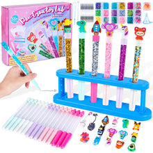 Carica l&#39;immagine nel visualizzatore di Gallery, FGZU Kit Creativo per Creare Penne Carine, Lavoretti Creativi per Bambini idee Regalo per Bambina 6 7 8 9 10 Anni, Set di Penne di Cancelleria per Bambini, Giochi Bambina 4-12 Anni