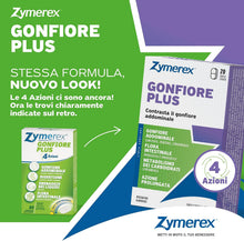 Carica l'immagine nel visualizzatore di Gallery, Zymerex GONFIORE PLUS 20 Compresse | Integratore alimentare | Probiotici e prebiotici | Gonfiore addominale | Equilibrio flora intestinale | Senza glutine e lattosio