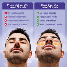Carica l'immagine nel visualizzatore di Gallery, Cerotti Nasali Magnetici Anti Russamento 90 Patch 45 Notti – Dilatatore Nasale Riutilizzabile Sport Sonno – Dispositivo 