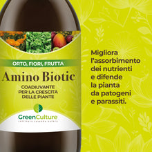 Carica l'immagine nel visualizzatore di Gallery, GreenCulture Amino Biotic per Piante 100 ml - Coadiuvante con Estratti di Lieviti, Acidi Nucleici e Proteine - da Diluir