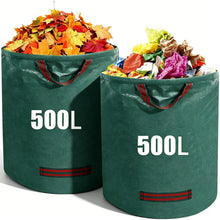 Carica l'immagine nel visualizzatore di Gallery, 2 Pezzi 500L Sacchi per Rifiuti da Giardino, Borsa da Giardino