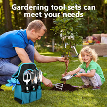 Carica l'immagine nel visualizzatore di Gallery, Set di Attrezzi da Giardinaggio, 7 Pezzi Attrezzi da Giardinaggio con Borsa Portaoggetti, Attrezzi Orto per Piante, Robu