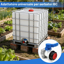 Carica l'immagine nel visualizzatore di Gallery, VEEKAY IBC Serbatoio adattatore DN50 75mm,Adattatore Universale per Serbatoio Dell'acqua 1000L,Rubinetto di Scarico Univ