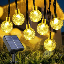 Carica l'immagine nel visualizzatore di Gallery, Catena Luminosa Esterno Solare, 10M 100 Led Luci Solari Esterno