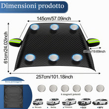 Carica l'immagine nel visualizzatore di Gallery, TZEKING Copri Parabrezza Auto,Protezione Parabrezza Coperturacon 6 Magneti,Protezione Parabrezza Antighiaccio,Copertura 