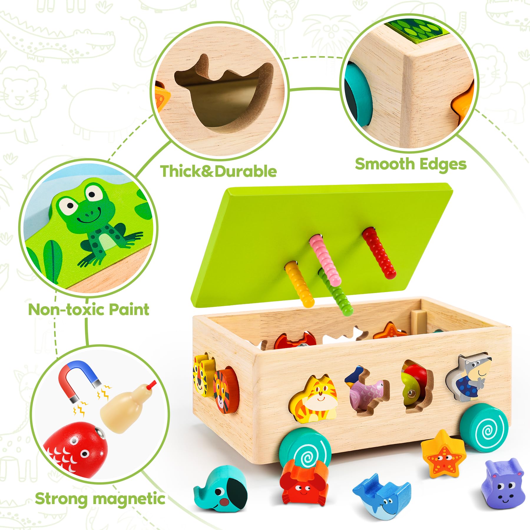 Giochi Bambini 2 Anni Giochi Montessori 2-3 Anni -Impilare e Ordinare Dinosauri Giochi Legno Bambini 2 3 4 5 Anni Educativi per i più Piccoli dai 18 ai 36Mesi, Natale Regali per Giochi Bambini 2 Anni Giochi Montessori 2-3 Anni -Impilare e Ordinare Dinosauri Giochi Legno Bambini 2 3 4 5 Anni Educativi per i più Piccoli dai 18 ai 36Mesi, Natale Regali per