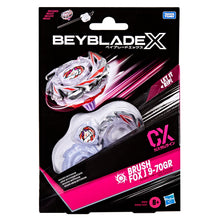 Carica l'immagine nel visualizzatore di Gallery, Hasbro Beyblade X, Set Starter Pack Brush Fox J 9-70GR CX con Trottola bey di Attacco e Lanciatore