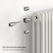 Carica l'immagine nel visualizzatore di Gallery, INBUS® Chiave universale a gradini a 5 livelli (attacco da 1/2”)