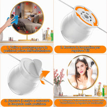 Carica l'immagine nel visualizzatore di Gallery, daphomeu USB Luci per Specchio da Trucco, 10 Lampadine Dimmerabili, Luci da Specchio Hollywood con 3 Modalità Colore, Ma