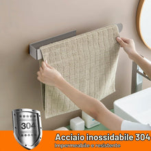 Carica l'immagine nel visualizzatore di Gallery, Ibergrif M34454A Portasciugamani Adesivo 37CM