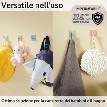 Carica l'immagine nel visualizzatore di Gallery, DEKAZIA® Set 4 Ganci Appendiabiti Bambini Colorati, Attaccapanni da Parete