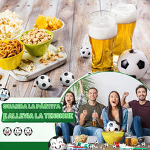 Carica l'immagine nel visualizzatore di Gallery, Mini palline sportive, 5 cm, mini palloni da calcio, in schiuma antistress, per bambini e adulti