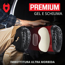 Carica l'immagine nel visualizzatore di Gallery, NoCry Ginocchiere professionali con imbottitura in schiuma robusta e comodo cuscino in gel, doppie cinghie forti e clip 