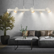 Carica l'immagine nel visualizzatore di Gallery, BRILONER - Lampadario a sospensione con spot, orientabile, attacco 4x GU10, lampadario soggiorno, lampadario cucina, lam