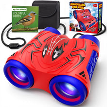 Carica l'immagine nel visualizzatore di Gallery, Binocolo Bambini con Bussola e Guida Uccelli, Binocoli Regalo Bambino Gioco Bimbo 3 4 5 6 7 8 9 Giochi Esterno Giardino 