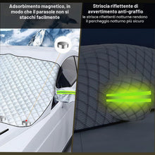 Carica l'immagine nel visualizzatore di Gallery, Copri Parabrezza per Auto Inverno, Telo Parabrezza Auto Antigelo, con 5 Magneti, Protezione dello Specchietto Retrovisor