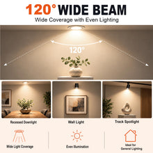 Carica l'immagine nel visualizzatore di Gallery, Energetica B Lampadine LED GU10 6,5W(150W) Bianco Caldo 3000K 1300lm, 8 Pz