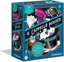 Carica l'immagine nel visualizzatore di Gallery, Clementoni - Il Cappello Magico, 40 Trucchi per Piccoli Maghi, Giochi di Magia per Bambini +7 Anni, Include Bacchetta, C