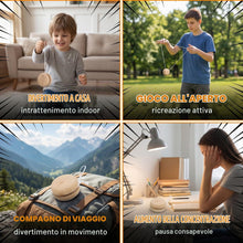 Carica l'immagine nel visualizzatore di Gallery, 10 Pezzi Yoyos in Legno Giocattolo di Yoyo per Bambini Yo-Yo per Regali di Compleanno per Bambini di Classe Regali di Co