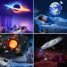 Carica l'immagine nel visualizzatore di Gallery, Proiettore Stelle Soffitto PRO, Galaxy Projector Planetarium Projector with 13 Planet Discs, Timer, Luce Notturna Proiet