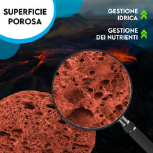 Carica l'immagine nel visualizzatore di Gallery, ZOMA VULC Lapillo vulcanico per piante 10/16 mm, migliora drenaggio e composizione del substrato, Ideale per bonsai, pia