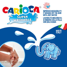 Carica l'immagine nel visualizzatore di Gallery, CARIOCA Jumbo | Pennarelli Lavabili per Bambini in Barattolo con Maniglia, Set Pennarelli Punta Grossa, 50 Colori