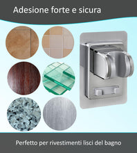 Carica l'immagine nel visualizzatore di Gallery, BLUMBACH® Supporto per Soffione Doccia senza Forature, Orientabile a 60°