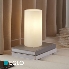 Carica l'immagine nel visualizzatore di Gallery, Eglo Geo lampada da tavolo minimalista, lampada da comodino in vetro
