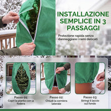 Carica l'immagine nel visualizzatore di Gallery, 3 pezzi Tessuto Non Tessuto per Piante,Telo Protezione Piante
