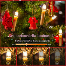 Carica l'immagine nel visualizzatore di Gallery, 20 Pezzi Lampadine E10 24V 3W, 30LM Bianca Calda 2700K, Lampadine di Ricambio Candela per Archi, Lampadina a Candela Con
