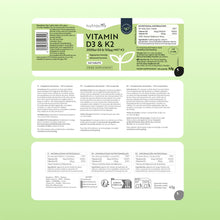 Carica l'immagine nel visualizzatore di Gallery, Nutravita Vitamina D3 K2 MK7-240 Compresse