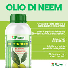 Carica l'immagine nel visualizzatore di Gallery, Fitokem Sapone Molle di Potassio 1lt e Olio di Neem 1lt Kit Protezione Piante Corroborante Naturale per Orto e Giardino 