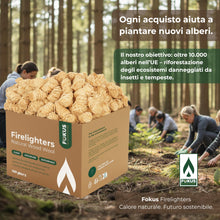 Carica l'immagine nel visualizzatore di Gallery, Horeca Candles Riccioli Accendifuoco Ecologico - Confezione da 250 Accendi Fuoco in Legna Arricchiti con Cera - Accensio