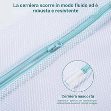 Carica l'immagine nel visualizzatore di Gallery, OTraki 2 Pezzi Sacchetti Lavatrice 30 x 40CM, Retina per Lavatrice con Cerniera Nascosta, Extra Large Sacchetti Lavatrice Biancheria, Riutilizzabile, Sacchetto Lavatrice per Delicati, Camicia, Calzini