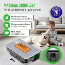 Carica l'immagine nel visualizzatore di Gallery, Mice&amp;Co 2 Stazioni Esca Coperchio Trasparente | Trappola per Topi e Ratti