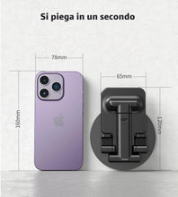 Carica l'immagine nel visualizzatore di Gallery, BHHB Supporto Telefono Regolabile, Supporto regolabile per cellulare Pieghevole, Angolo e altezza Supporto telefonico re