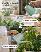 Carica l'immagine nel visualizzatore di Gallery, Bamworld Annaffiatoio per Piante da Interno con Beccuccio Lungo 1,8L per Giardino Interno Esterno Piccolo Annaffiatoio d