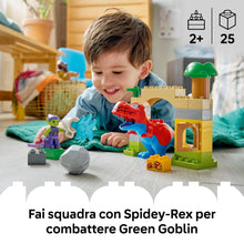 Carica l'immagine nel visualizzatore di Gallery, LEGO DUPLO Marvel Dinosauro Spidey-Rex vs. Goblin 10463
