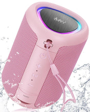 Carica l'immagine nel visualizzatore di Gallery, AY Cassa Bluetooth Portatile con Luci, Impermeabile IPX5, Stereo Paring, Ingresso AUX&amp;TF-Card, 24 Ore di Riproduzione, Piccolo Altoparlante wireless Bluetooth 5.3, Perfetto per Casa,Feste,All'aperto