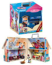 Carica l'immagine nel visualizzatore di Gallery, PLAYMOBIL Casa delle Bambole Portatile 70985 con Maniglia per Il Trasporto, Pieghevole, Giocattoli per Bambini dai 4 Ann