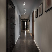 Carica l'immagine nel visualizzatore di Gallery, B.K.Licht Faretto da parete o soffitto orientabile, attacco per lampadina GU10 non inclusa, plafoniera in metallo bianco