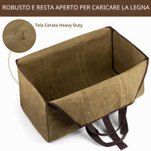 Carica l'immagine nel visualizzatore di Gallery, BONTHEE - Borsa per portare la legna da ardere, impermeabile, extra large