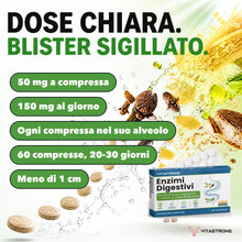 Carica l'immagine nel visualizzatore di Gallery, Enzimi Digestivi Completi con DigeZyme® e Chiodi di Garofano, 60 Compresse