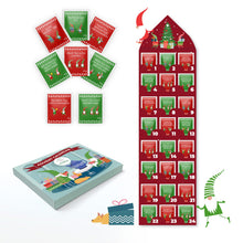 Carica l'immagine nel visualizzatore di Gallery, Acorus - Calendario dell'Avvento Elfin del tè – 8 gusti natalizi – 24 bustine di tè per il conto alla rovescia di Natale – Idea regalo per il periodo invernale festivo