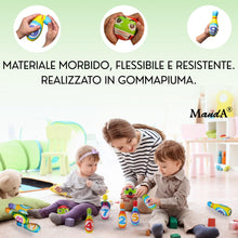 Carica l'immagine nel visualizzatore di Gallery, MandA® Birilli Bowling Bambini - Set di Bowling per Bambini - Regalo Borsa Trasporto - Giochi per Bambini di 2-5 Anni - 