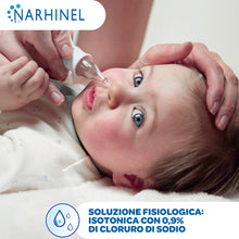 Carica l'immagine nel visualizzatore di Gallery, Narhinel Soluzione Fisiologica Salina Isotonica, Lavaggi Nasali,120 Flaconi