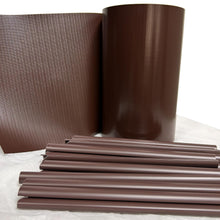 Carica l'immagine nel visualizzatore di Gallery, TENAX Twist 0,19 x 35 m Marrone, Strisce Frangivista in PVC con 25 Clip, Privacy Decorativa per Recinzioni a Pannelli, C