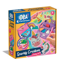 Carica l'immagine nel visualizzatore di Gallery, Clementoni Idea - Sparkly Creations Game Icons, Diamond Art, Gioco Creativo per Bambini 7+ Anni, Kit Arte e Laboratorio Gemme, Stickers a Tema Gaming, 18746