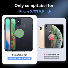 Carica l'immagine nel visualizzatore di Gallery, FLLAO Opaca Cover for iPhone XS/X con 2 Tempered Glass